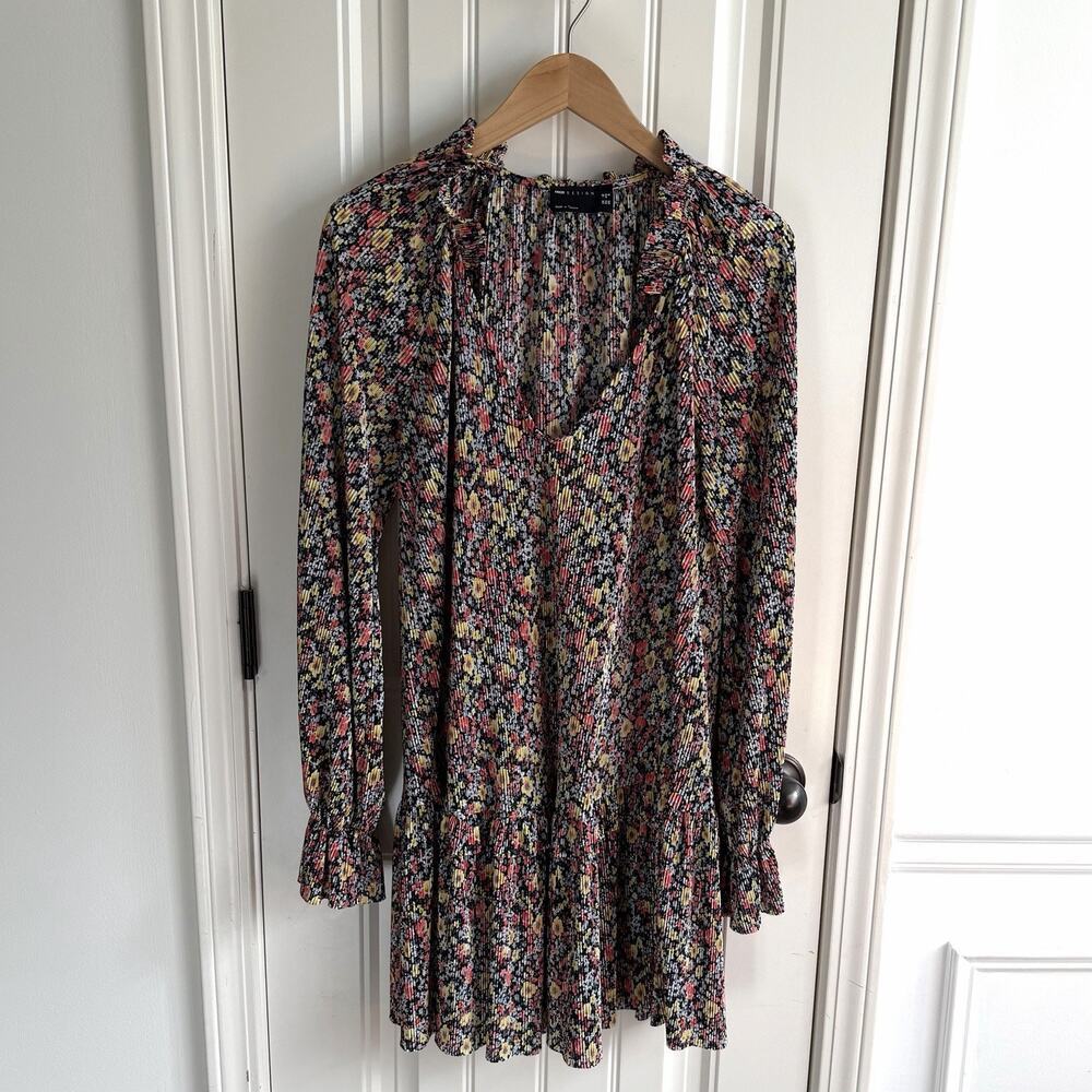 ASOS Design Floral Long Sleeve V Neck Dress Women’s US Size 8